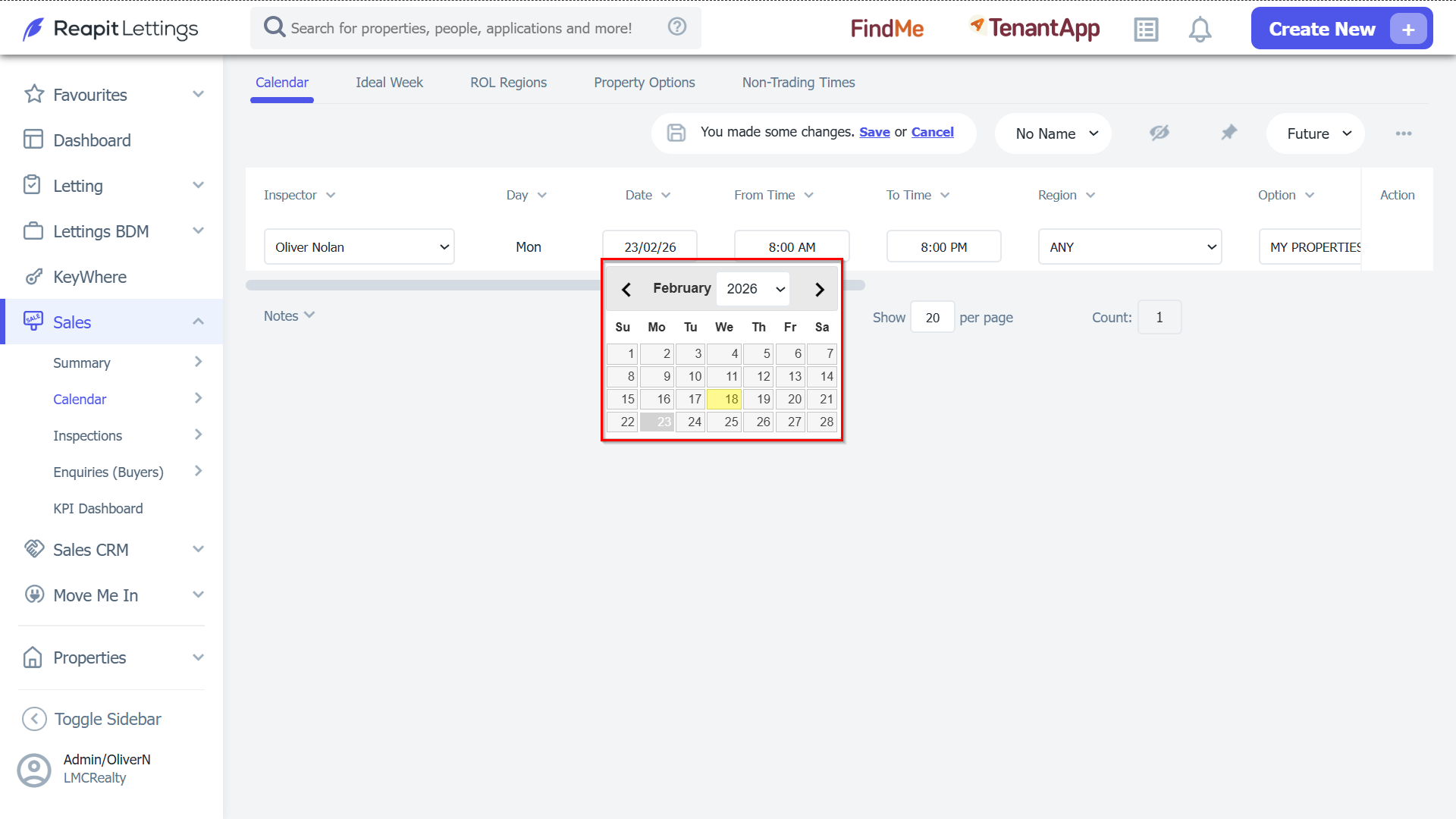 How to Change a Calendar Time