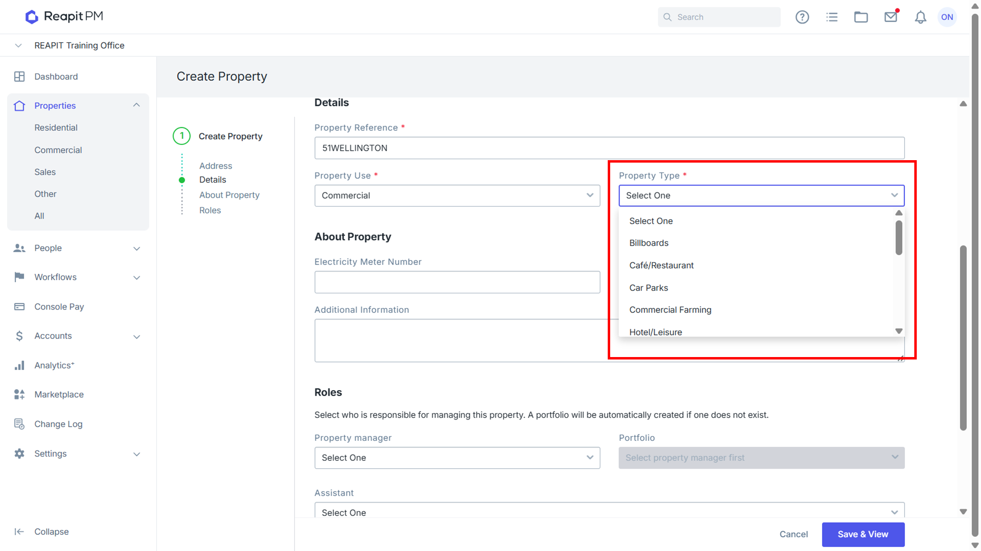 Adding and Managing Properties