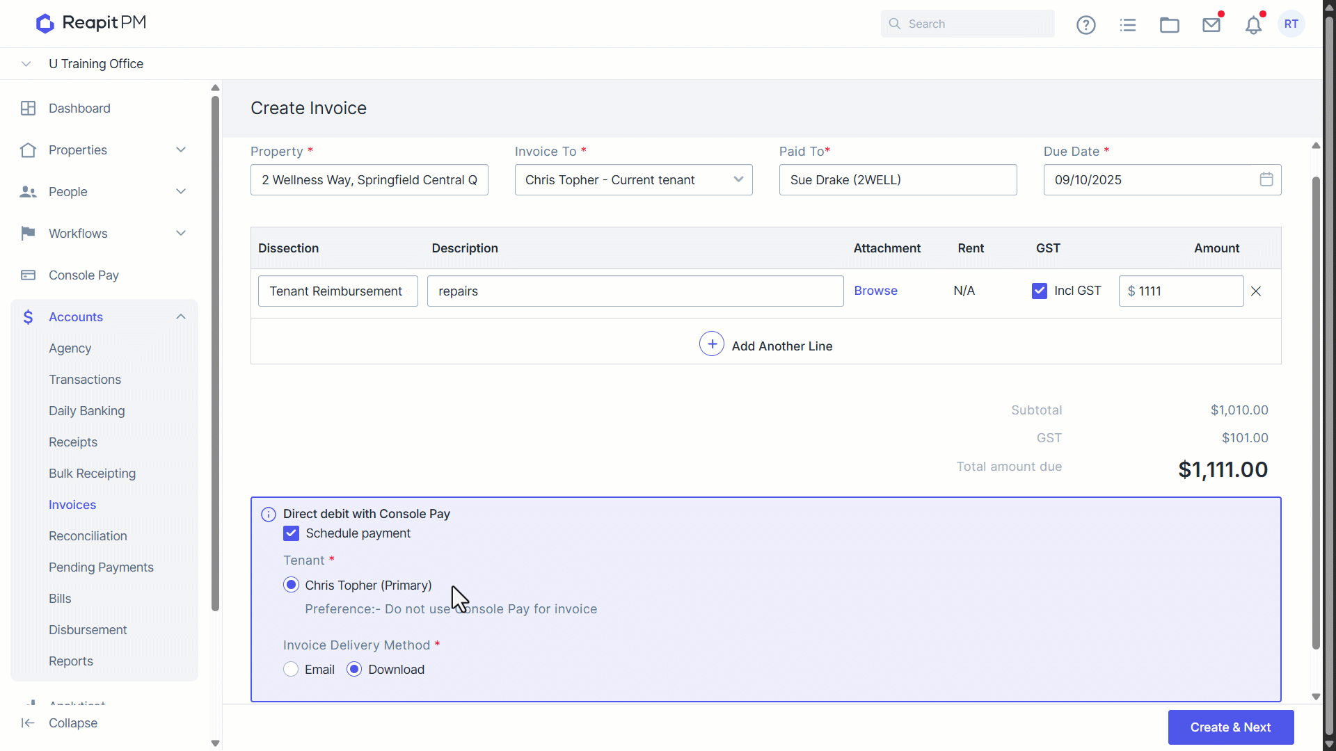 Managing Invoice Payments with Console Pay