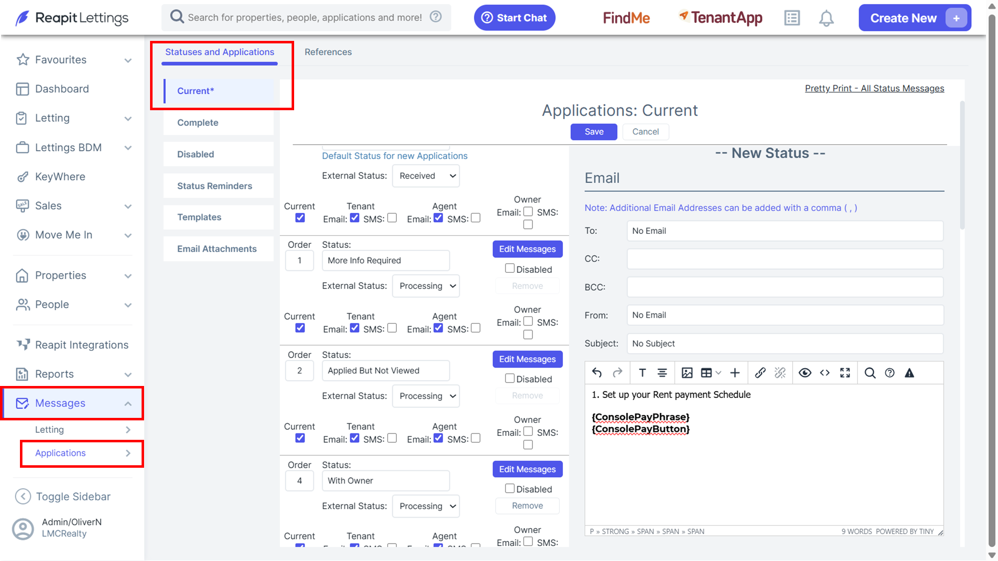Integration Setup – Reapit PM / Reapit Lettings