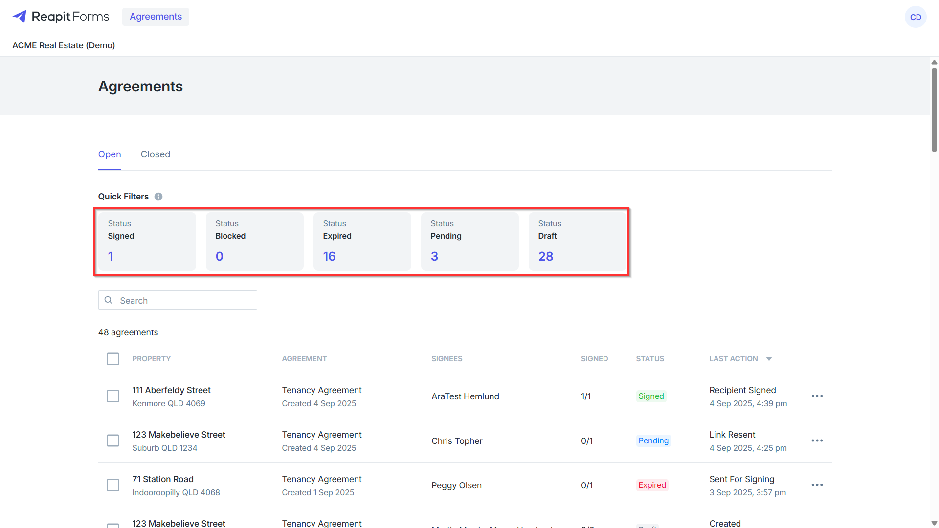 Reapit Forms Overview