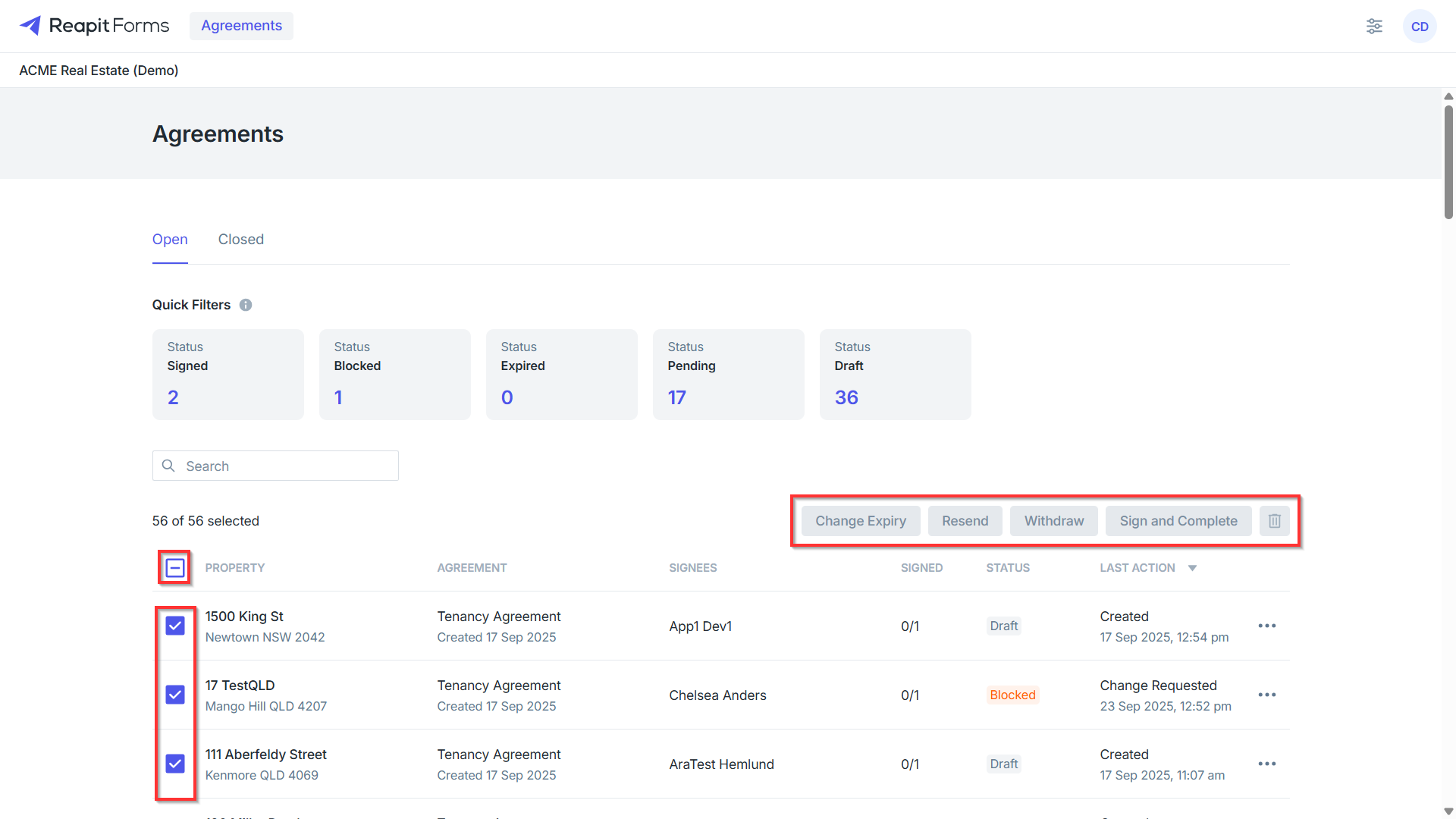 Reapit Forms Overview