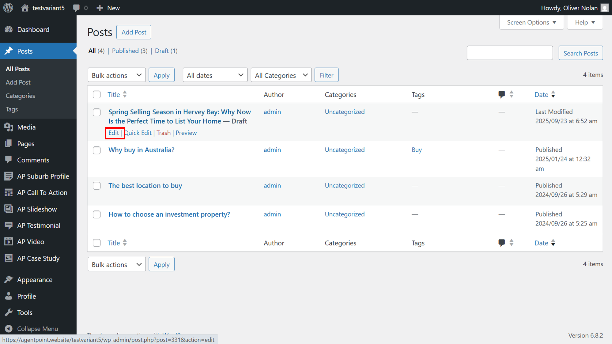 Managing Posts