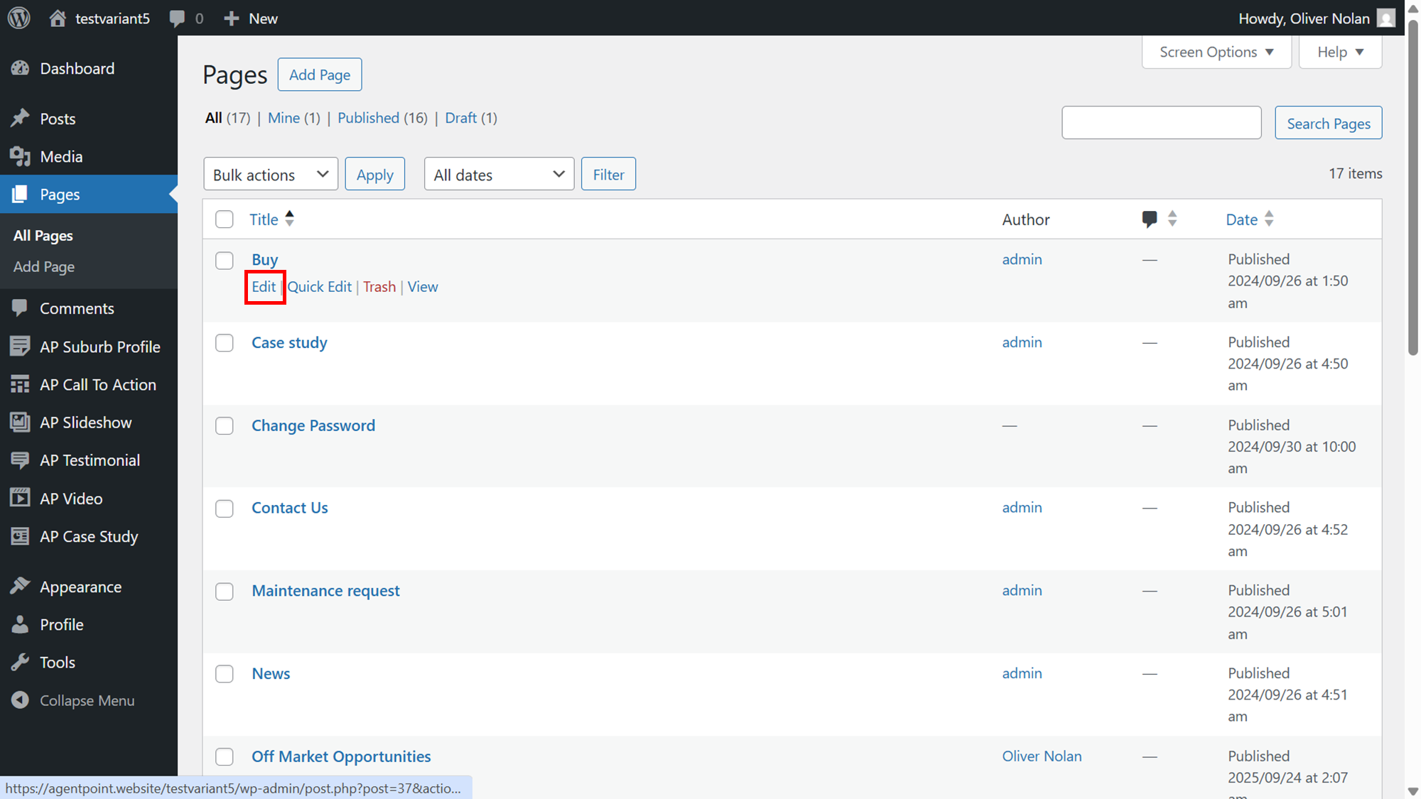 Managing Pages