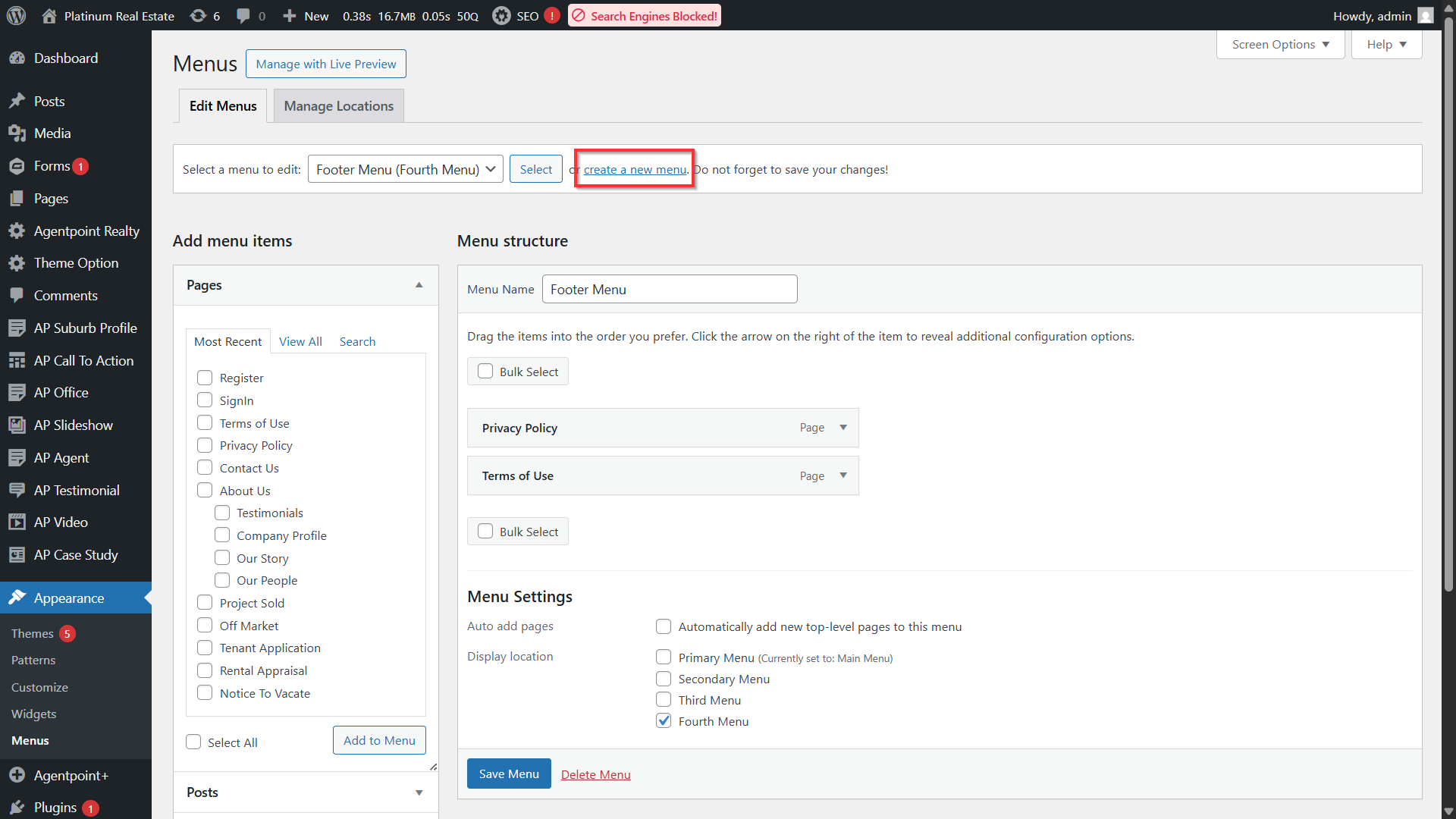Adding, Editing and Removing Menu/Sub-menu Items on Reapit Websites