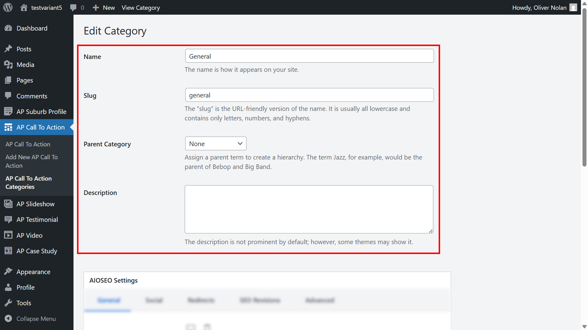 Adding and Understanding AP Call to Action Categories