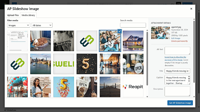 Adding Slide Show