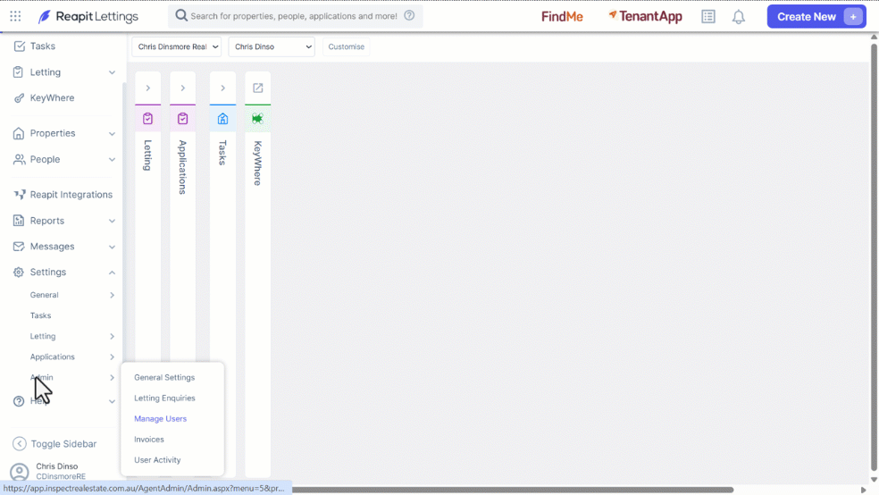 Logging in to Reapit Lettings with Reapit Connect
