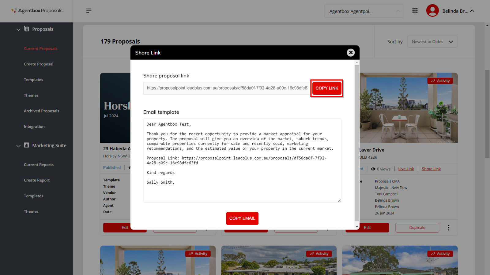How to Use the Share Link Feature