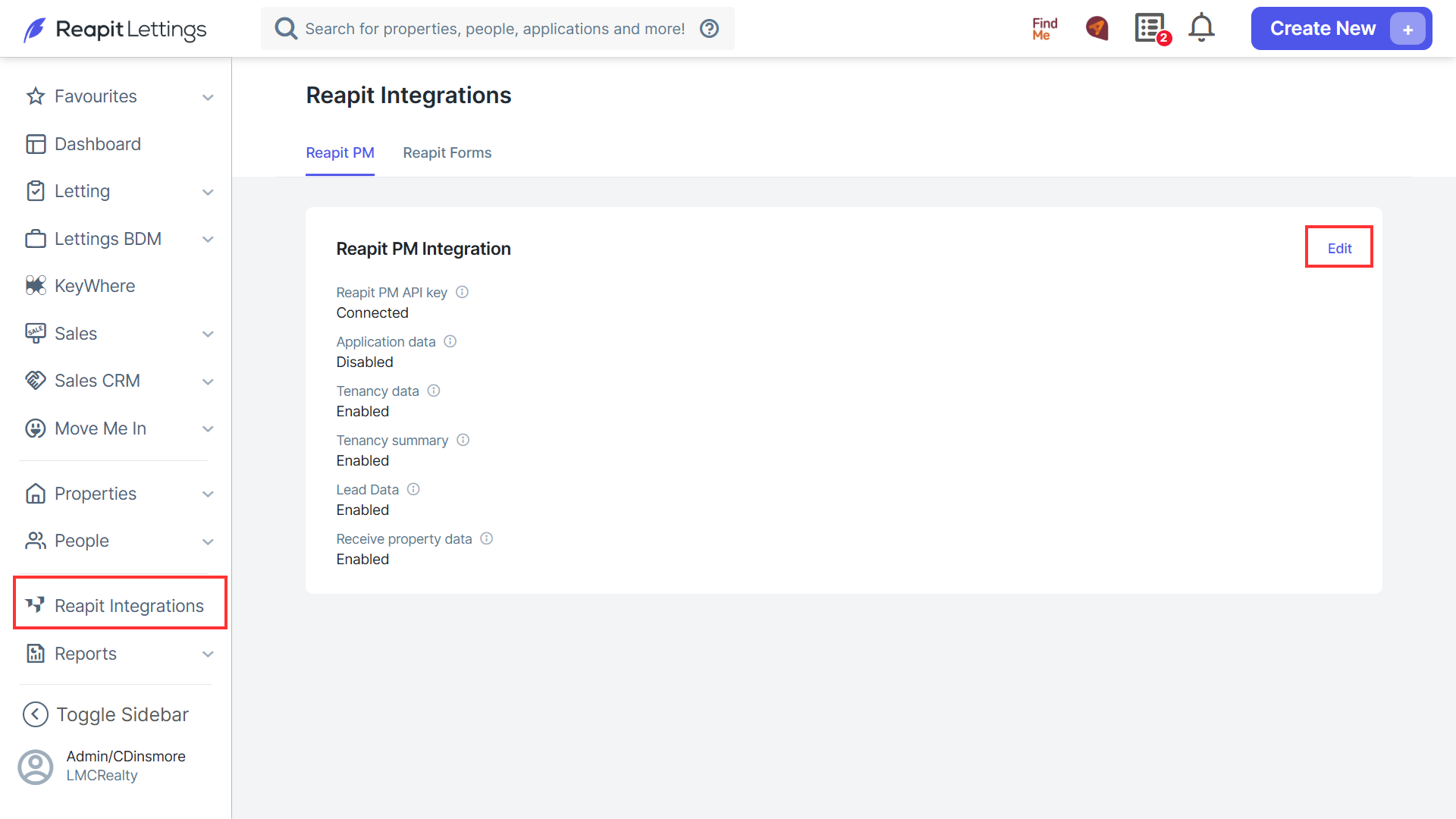 Reapit Lettings (IRE) / Reapit PM (Console Cloud) Integration