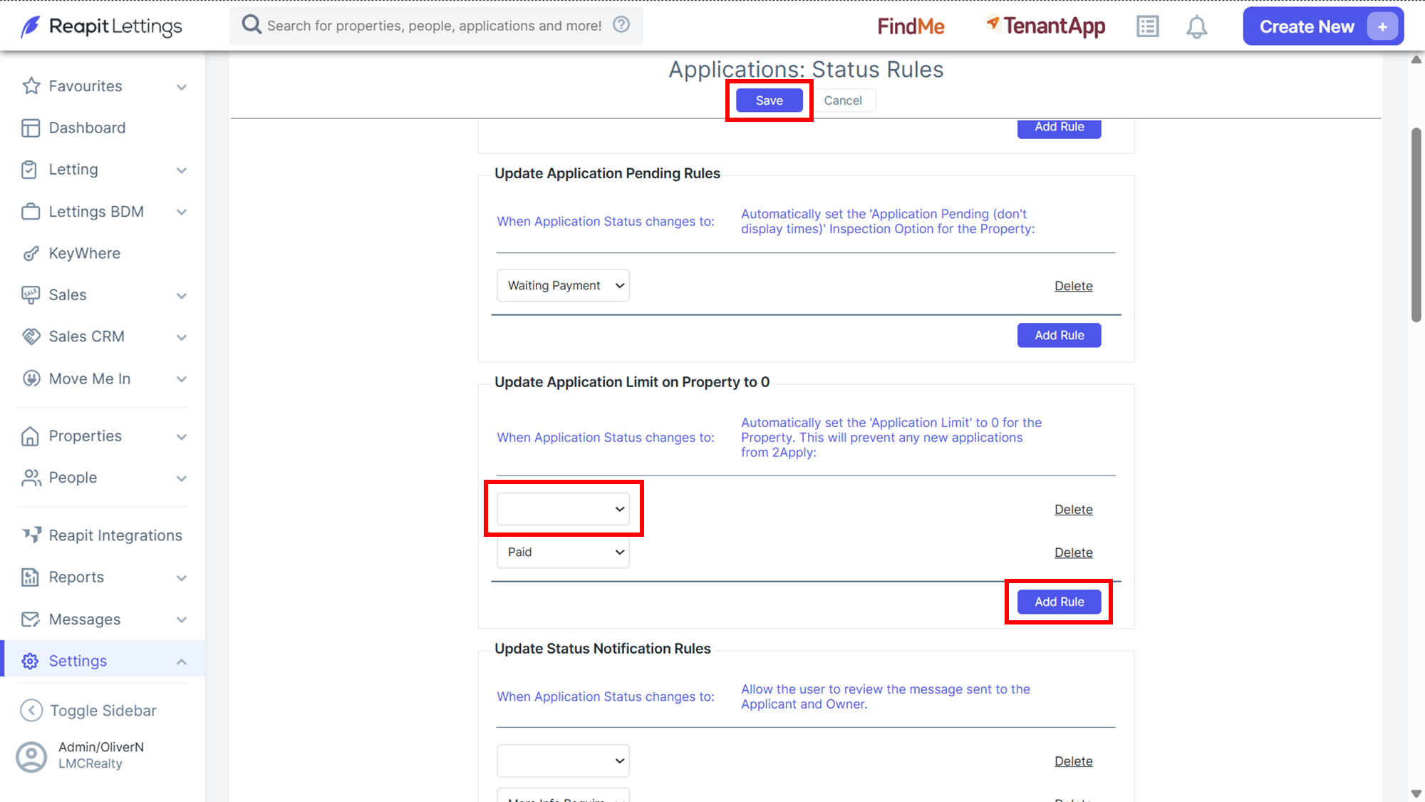 How To Add, Edit or Delete Status Rules