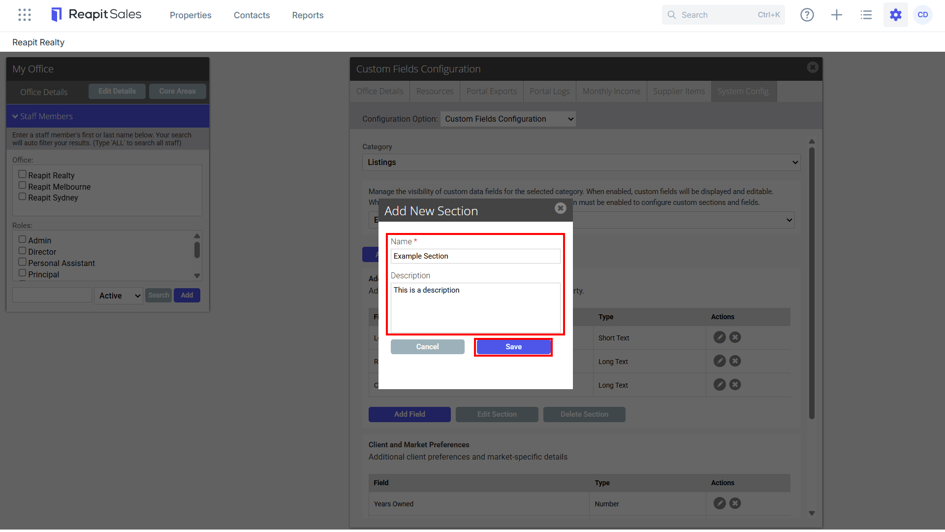 Creating and Configuring Custom Data Fields