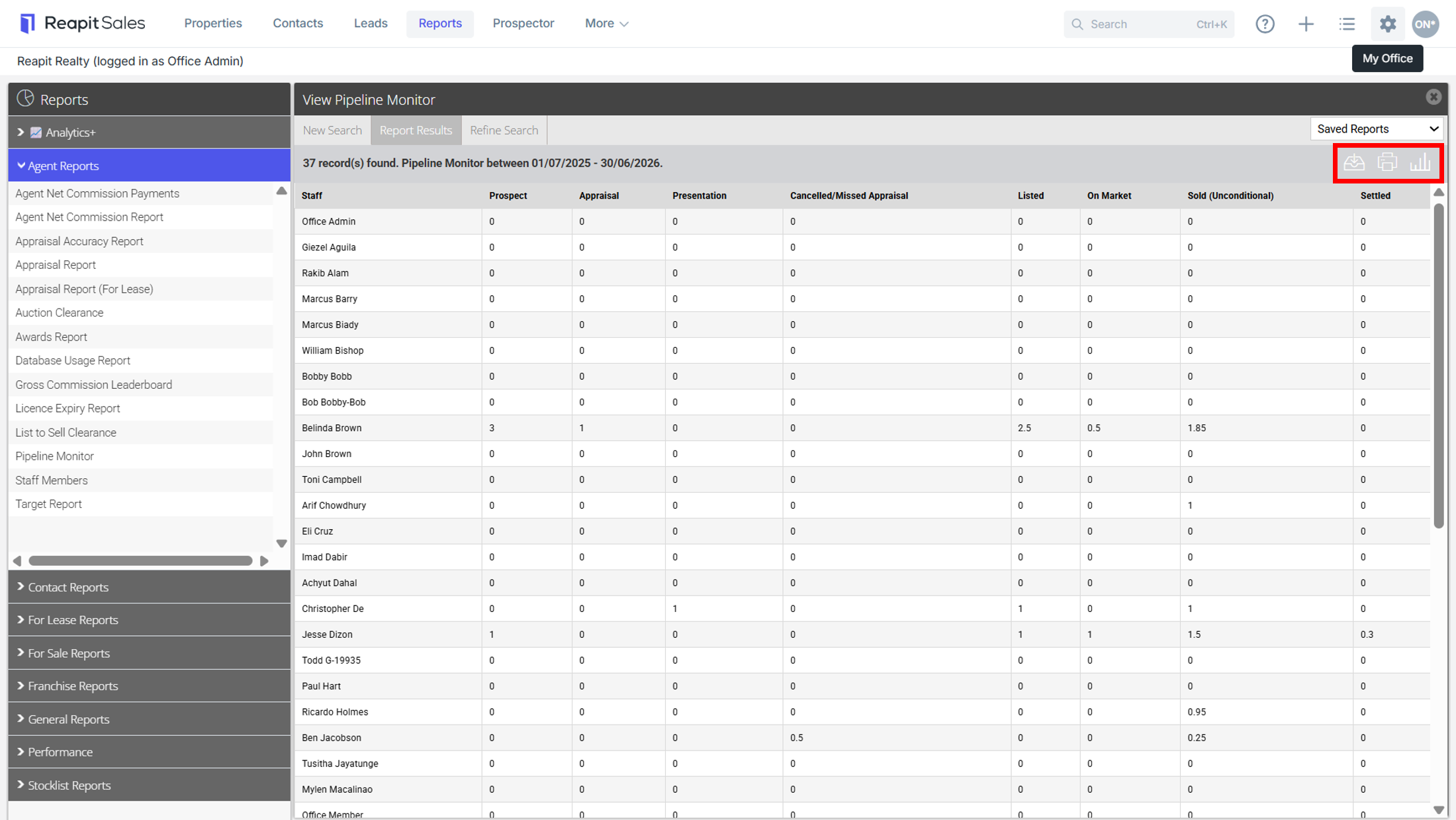 View & Generate Reports