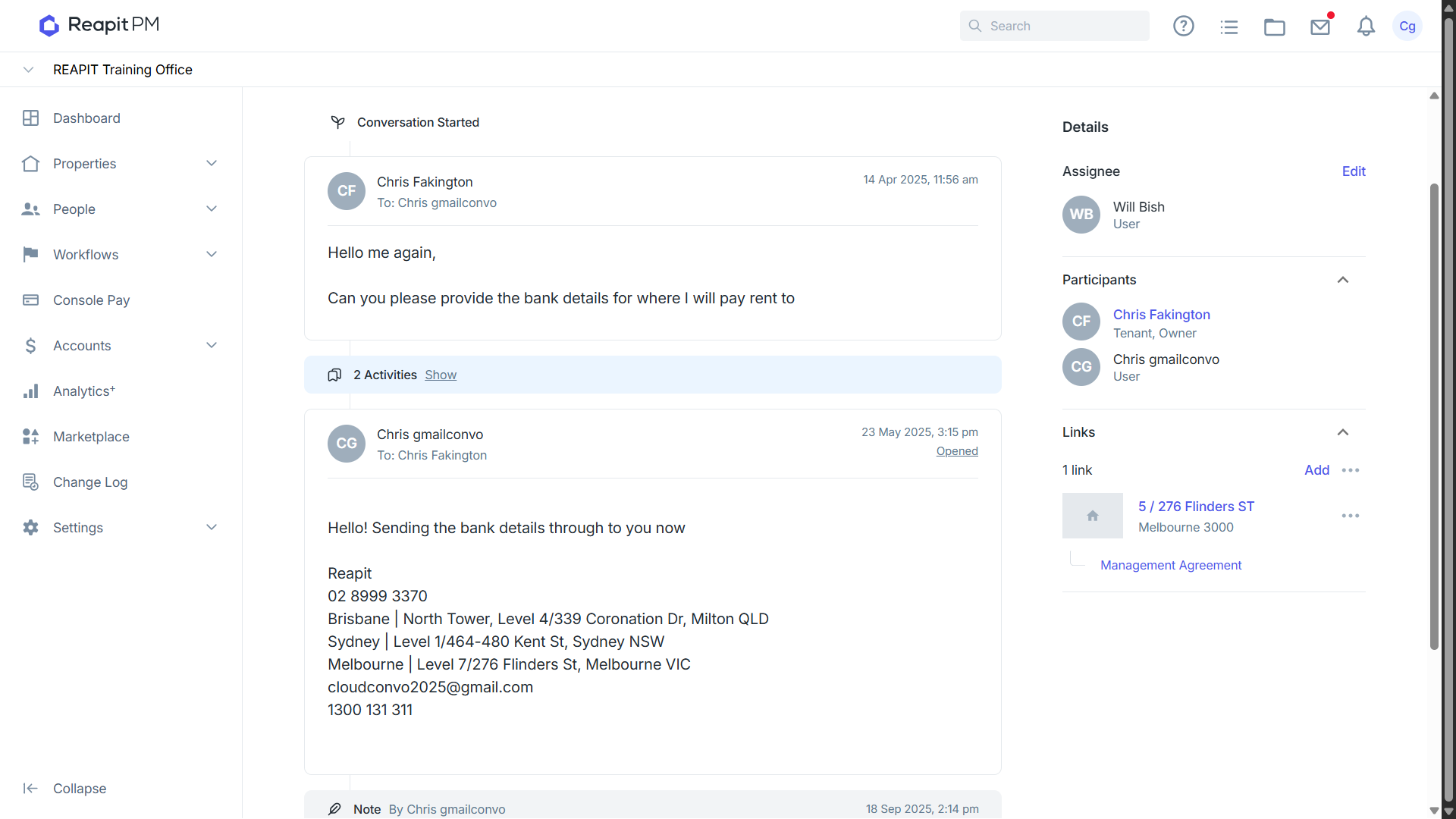 Conversations - Managing Email Actions and Features