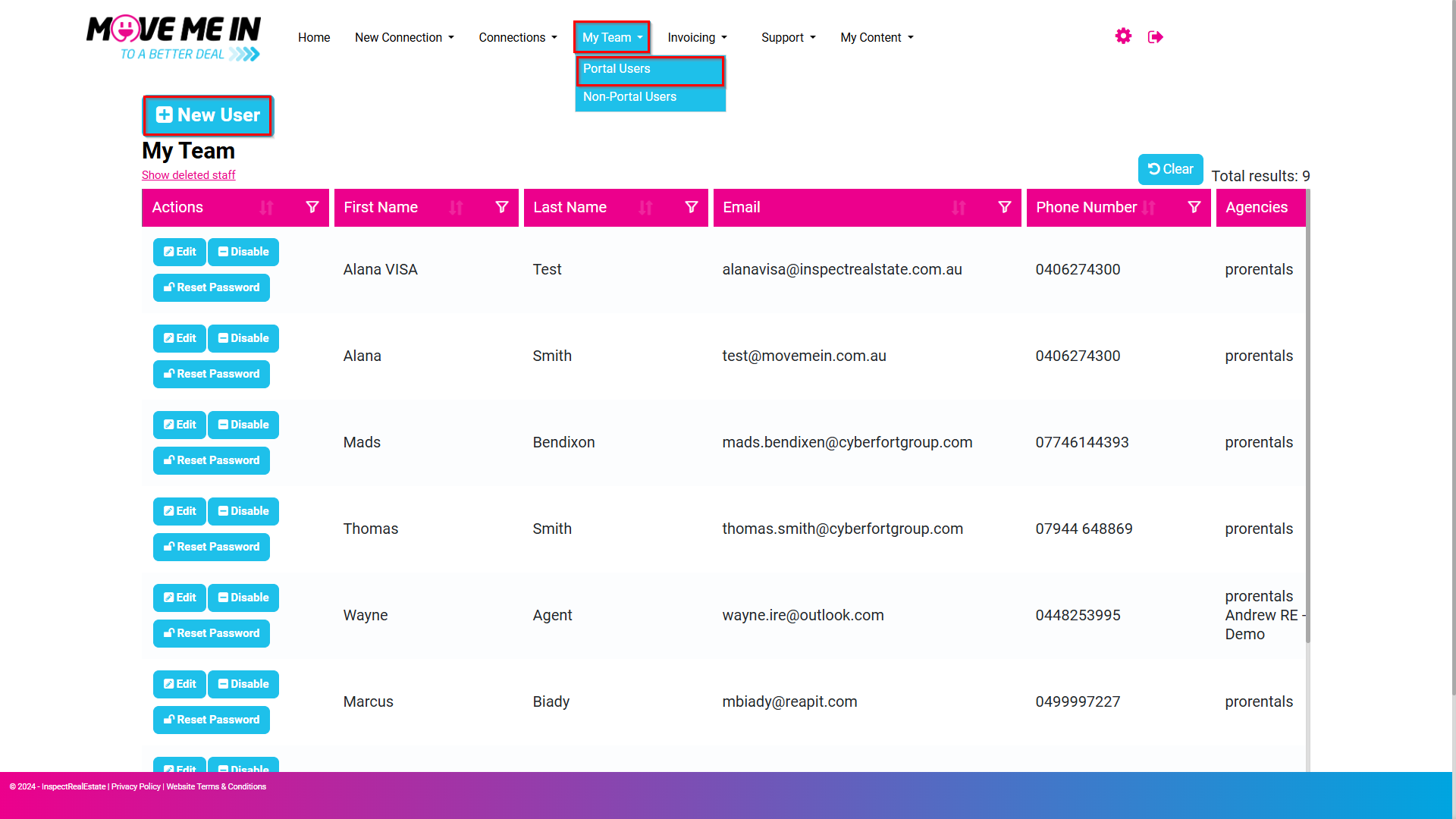 Creating and Managing Users