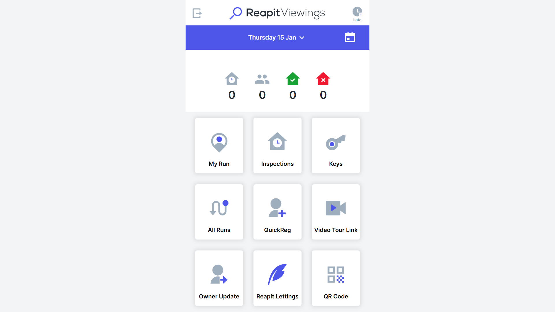 Quick Guide for using Reapit Viewings at an Inspection