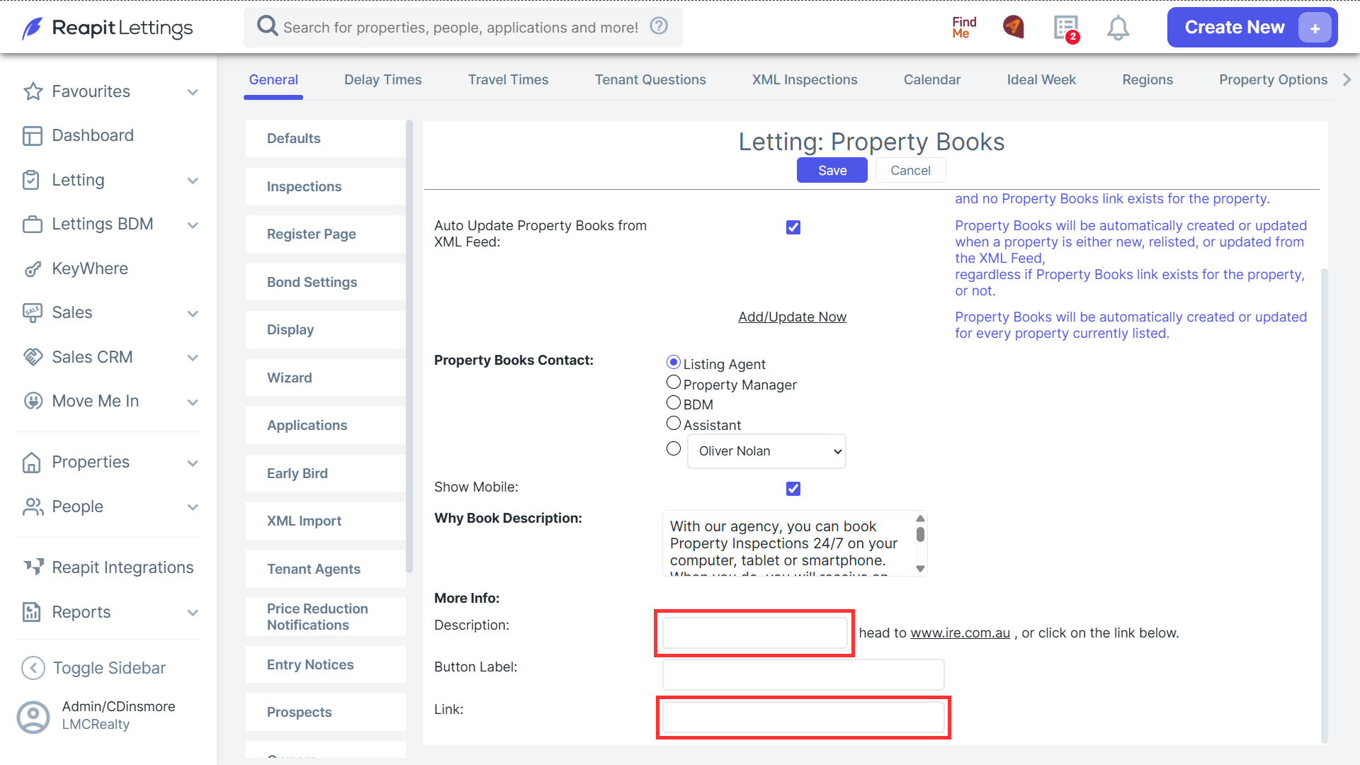 How To Setup Property Books